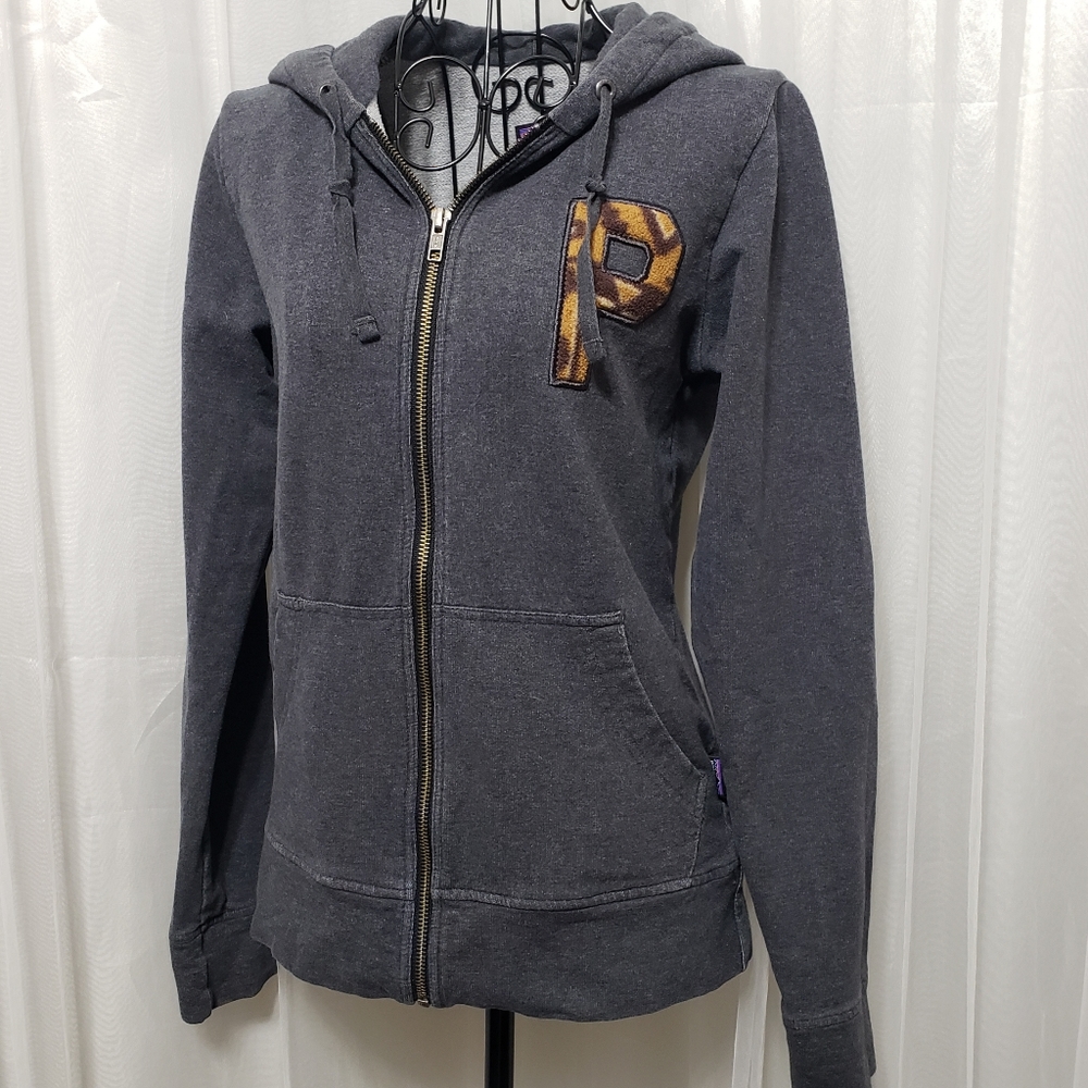 Patagonia Sz XS Letter 'P'  Full Zip Hoodie - Picture 7 of 14